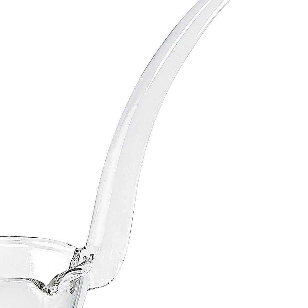 7" Mouth Blown Crystal Gravy Ladle - Homeroots