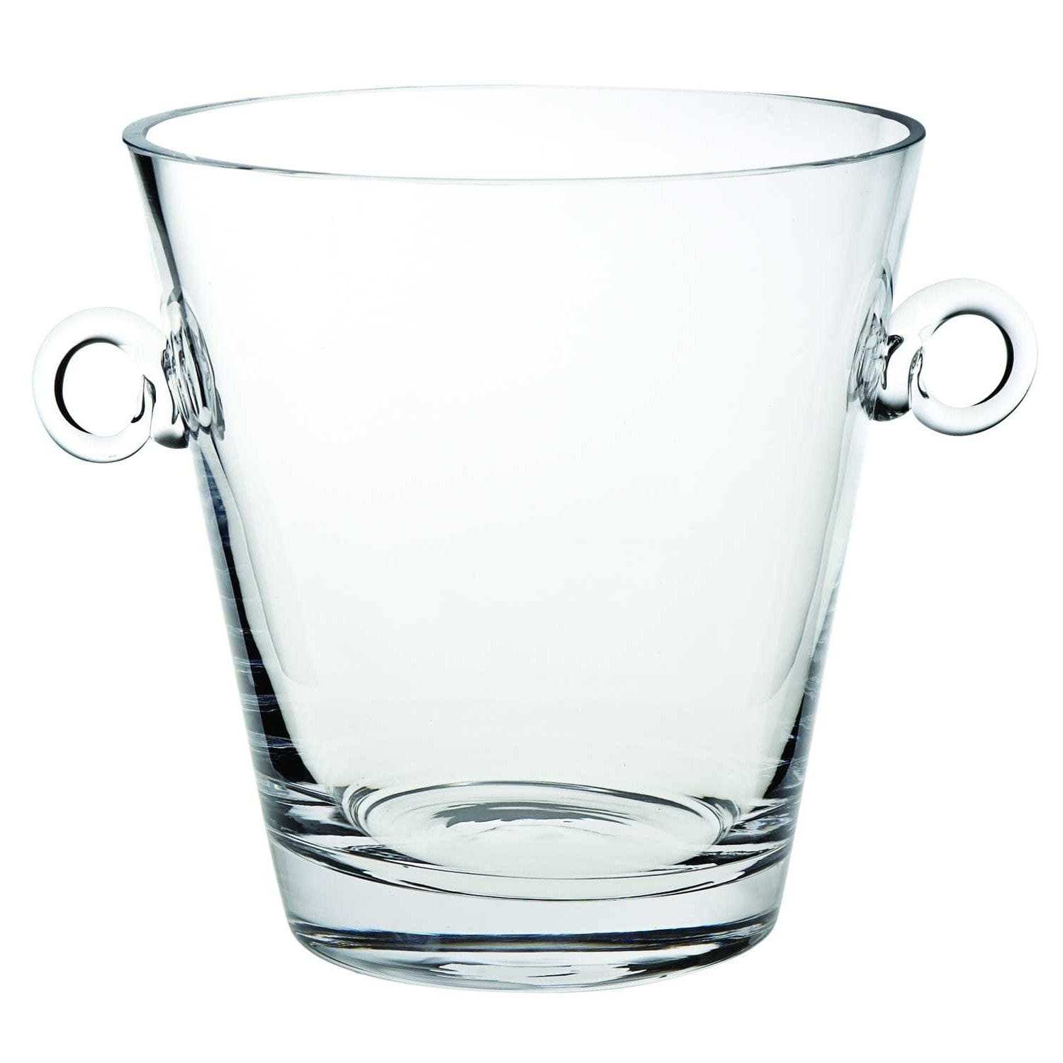 8 Mouth Blown European Glass Ice Bucket Or Cooler - Homeroots - Flyclothing LLC