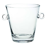 8 Mouth Blown European Glass Ice Bucket Or Cooler - Homeroots