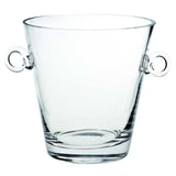 9 Mouth Blown European Glass Ice Bucket Or Cooler - Homeroots