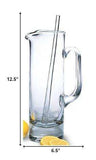 Mouth Blown European Crystal Martini Pitcher And Stirrer 54 Oz - Homeroots - Flyclothing LLC