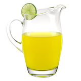 9 Mouth Blown Crystal Barrel Water   Juice Or Iced Tea Pitcher  54 Oz - Homeroots