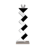 Black Crystal Geometric Tabletop Pillar Candle Holders - Homeroots - Flyclothing LLC