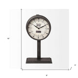 Rectangular Table Clock With Automobile Speedometer Style - Homeroots - Flyclothing LLC