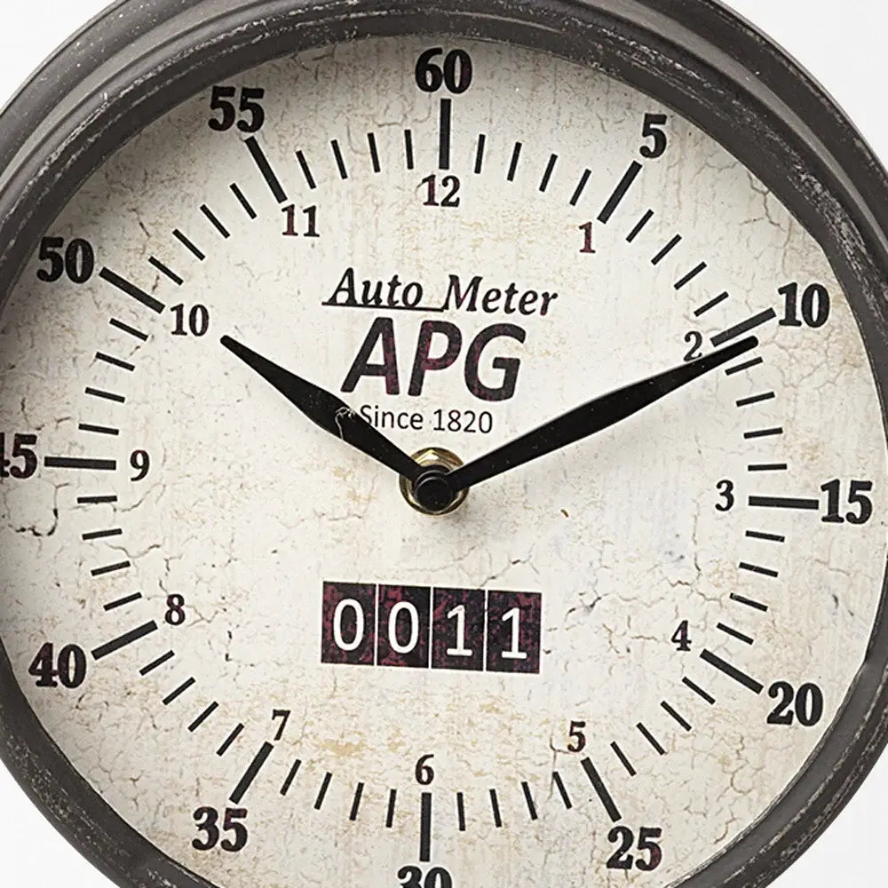 Rectangular Table Clock With Automobile Speedometer Style - Homeroots - Flyclothing LLC