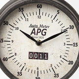 Rectangular Table Clock With Automobile Speedometer Style - Homeroots
