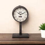 Rectangular Table Clock With Automobile Speedometer Style - Homeroots