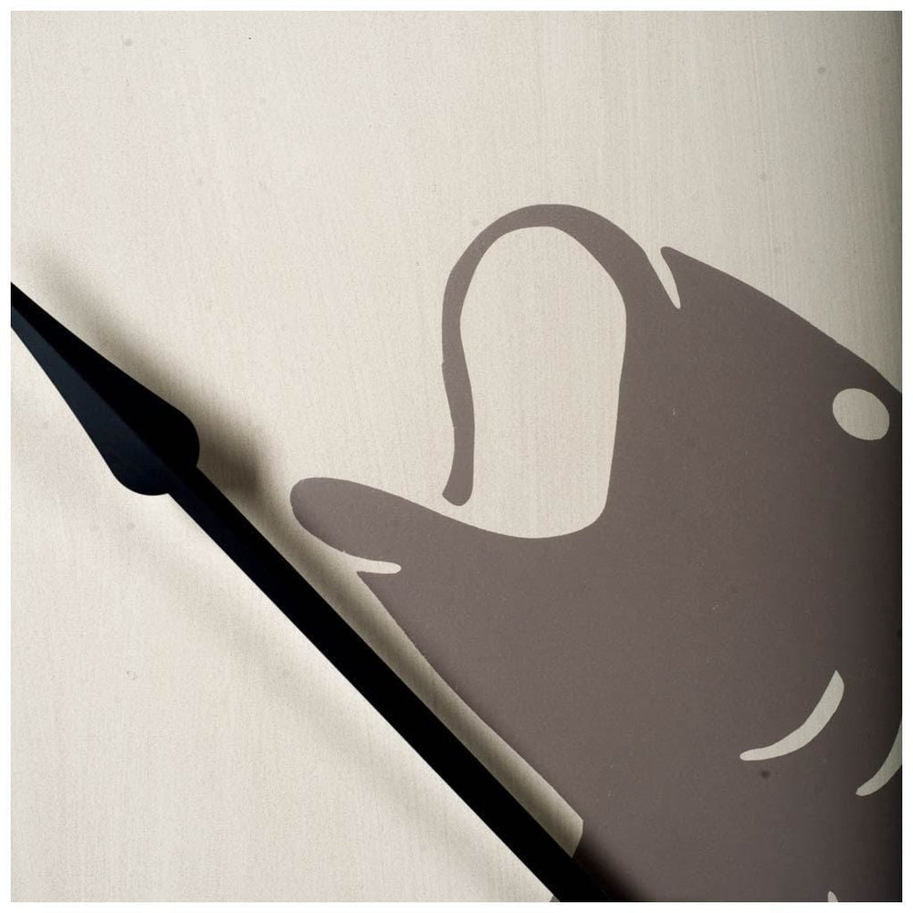 3" Circle Black Wood Analog Wall Clock - Homeroots - Flyclothing LLC