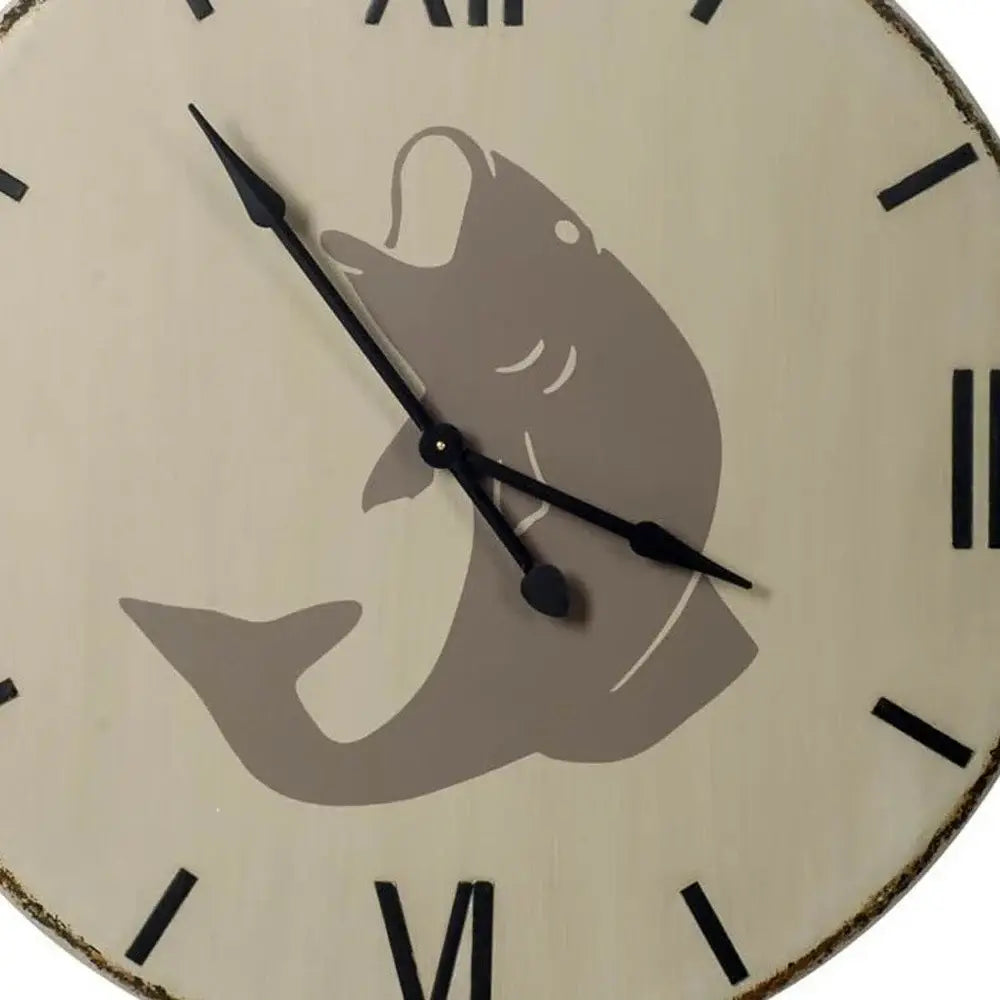 3" Circle Black Wood Analog Wall Clock - Homeroots - Flyclothing LLC