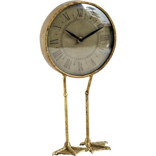 15" Gold Crystal Tabletop Sculpture - Homeroots