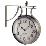 5" Circle Black Glass Analog Wall Clock - Homeroots - Flyclothing LLC