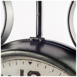 5" Circle Black Glass Analog Wall Clock - Homeroots - Flyclothing LLC