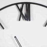 2" Circle Black Metal Skeleton Wall Clock - Homeroots - Flyclothing LLC