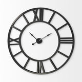 54" Round Xl Industrial Style Wall Clock With Open Face Desing - Homeroots - Flyclothing LLC