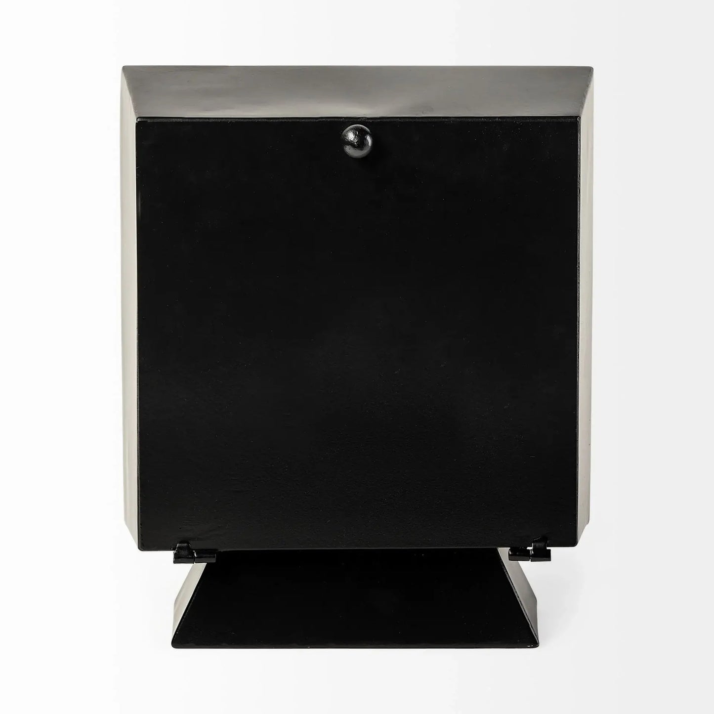 Black Metal Square Desk Table Clock - Homeroots - Flyclothing LLC