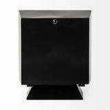 Black Metal Square Desk Table Clock - Homeroots - Flyclothing LLC