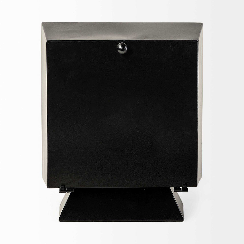 Black Metal Square Desk Table Clock - Homeroots - Flyclothing LLC