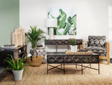 Rectangular Solid Wood Coffee Table W 3 Drawers - Homeroots