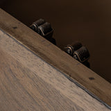 48" Brown Solid And Manufactured Wood Hexagon Coffee Table - Homeroots - Flyclothing LLC