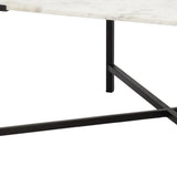 30" Brown And Black Solid And Manufactured Wood And Metal Square Coffee Table - Homeroots