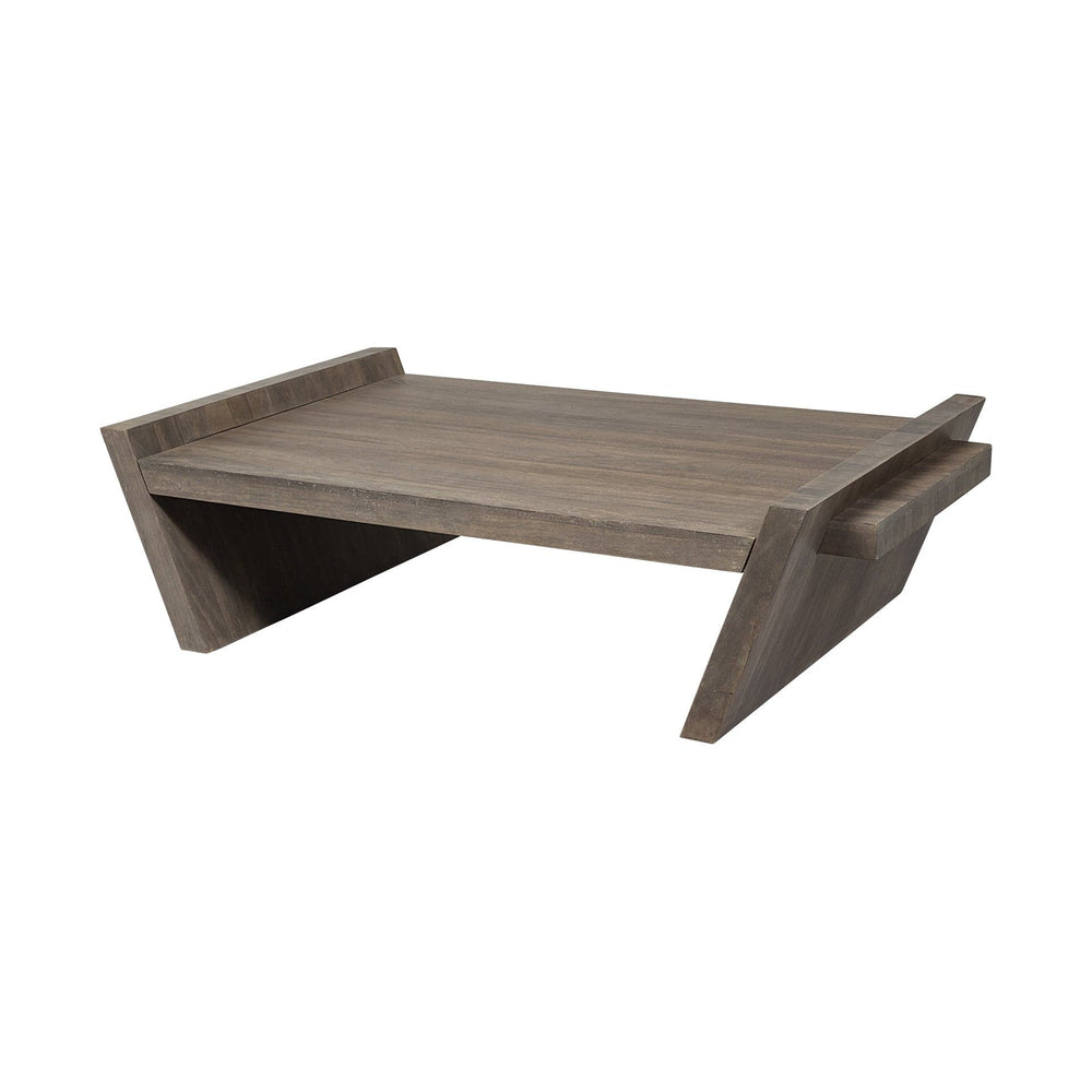 36" Brown Coffee Table - Homeroots - Flyclothing LLC