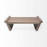 36" Brown Coffee Table - Homeroots