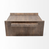 36" Brown Coffee Table - Homeroots