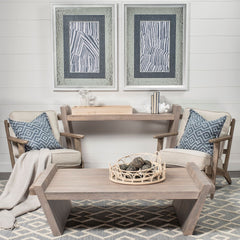 36" Brown Coffee Table - Homeroots
