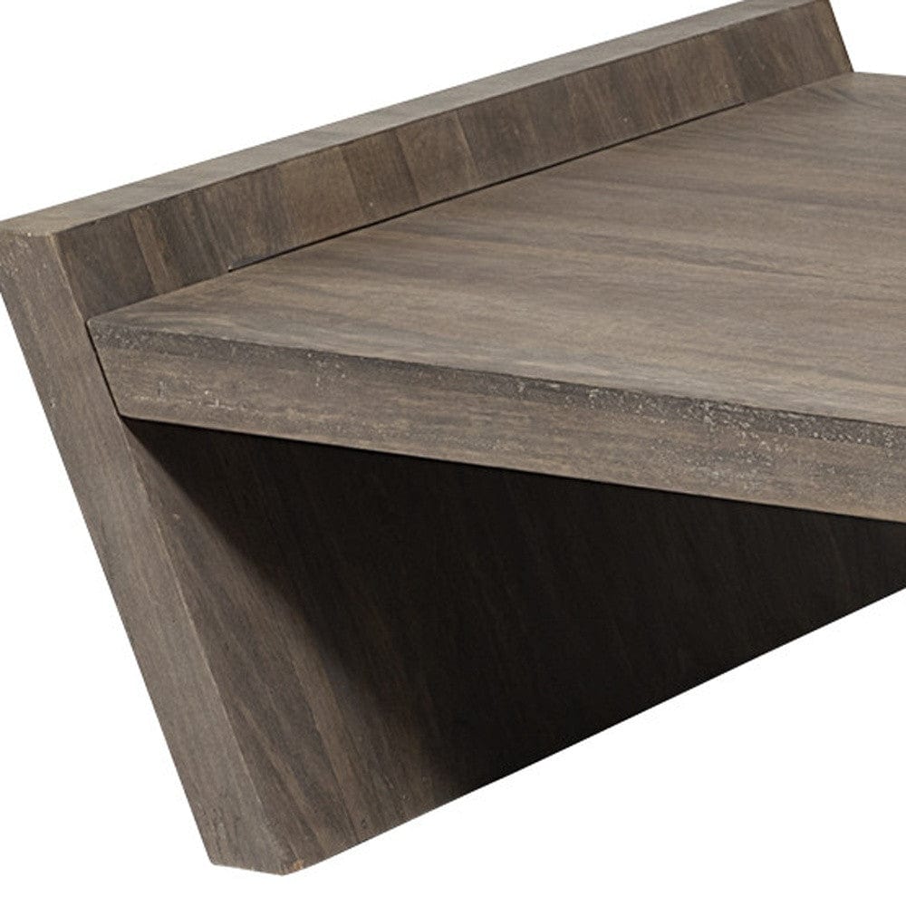 36" Brown Coffee Table - Homeroots - Flyclothing LLC