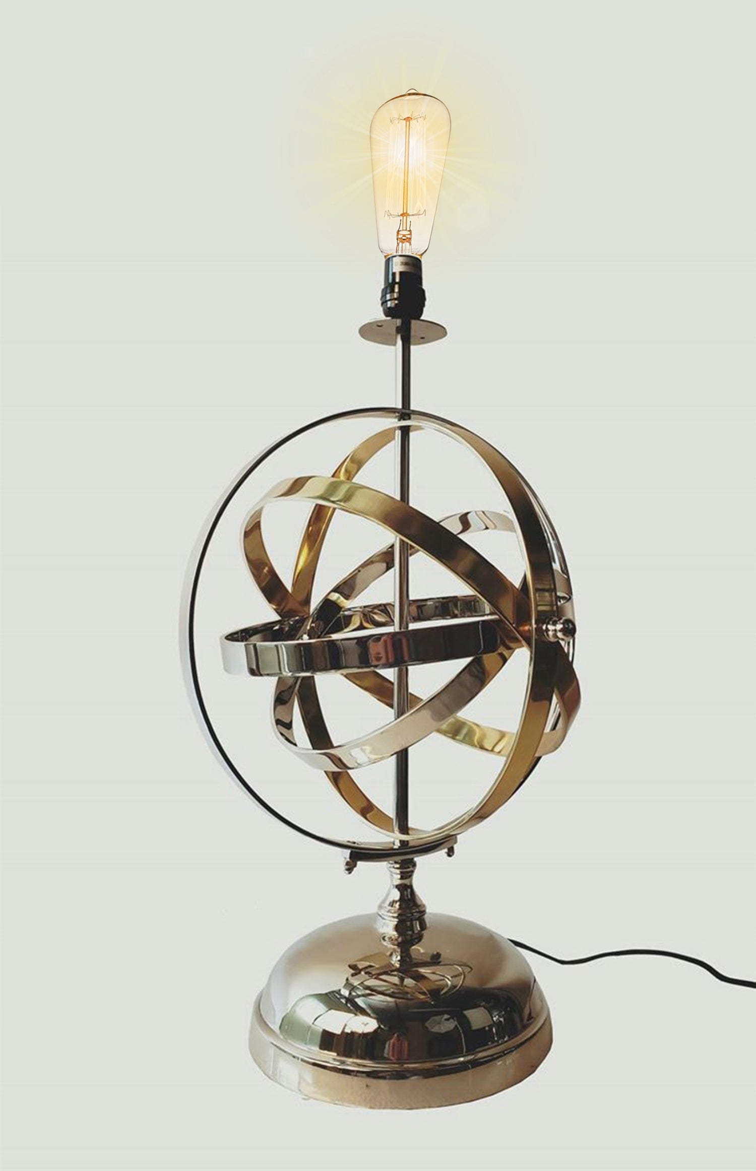 17" Bronze Metal Standard Table Lamp - Homeroots - Flyclothing LLC