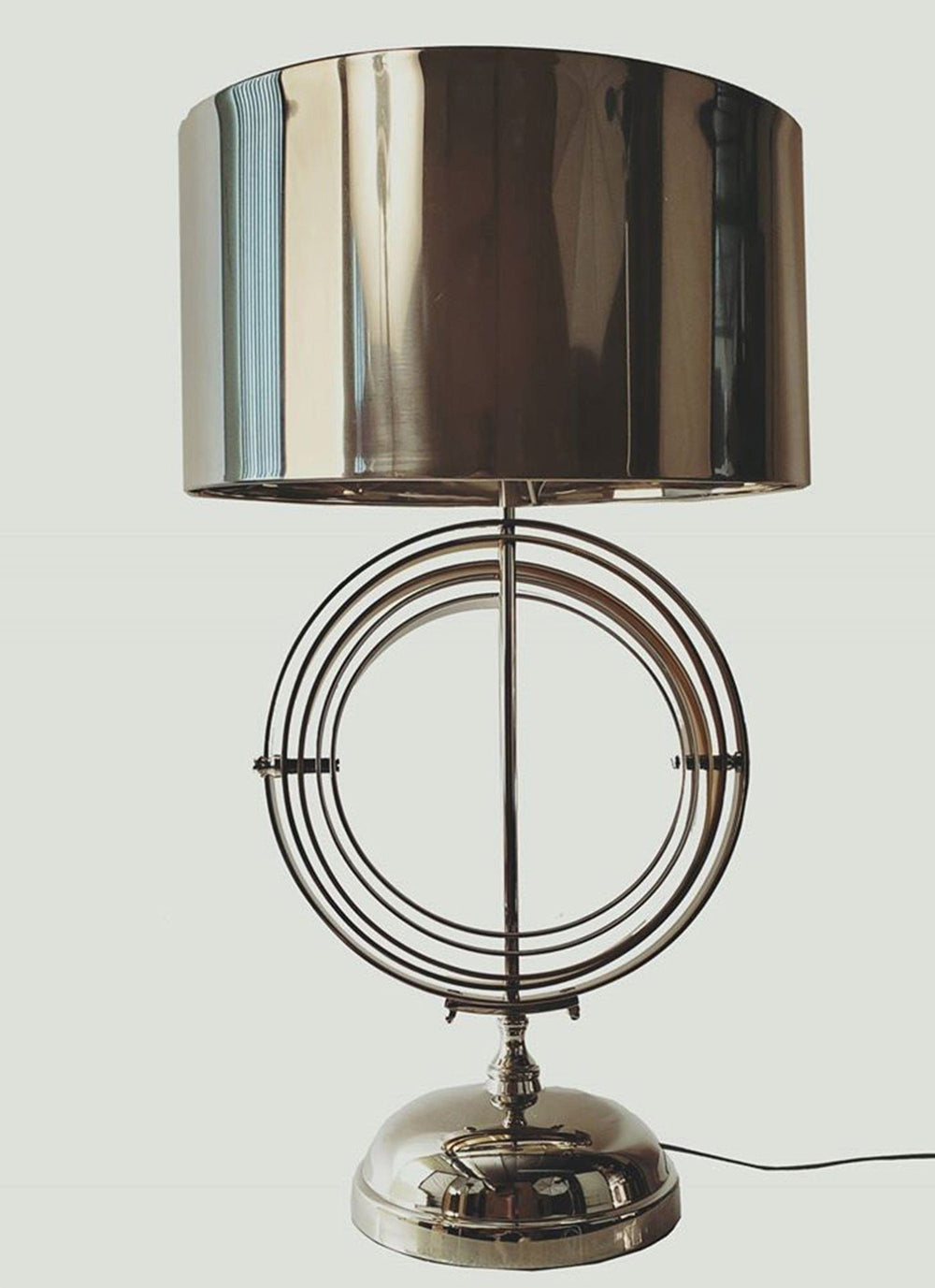 17" Bronze Metal Standard Table Lamp - Homeroots