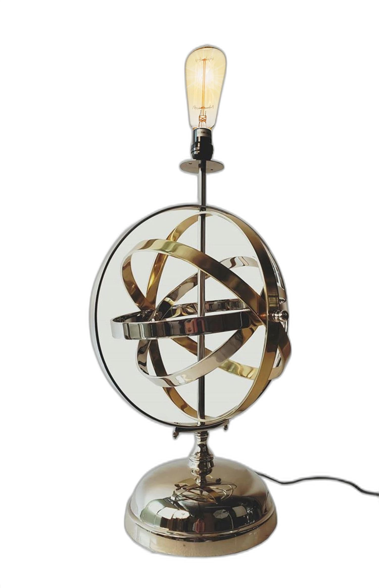 17" Bronze Metal Standard Table Lamp - Homeroots - Flyclothing LLC