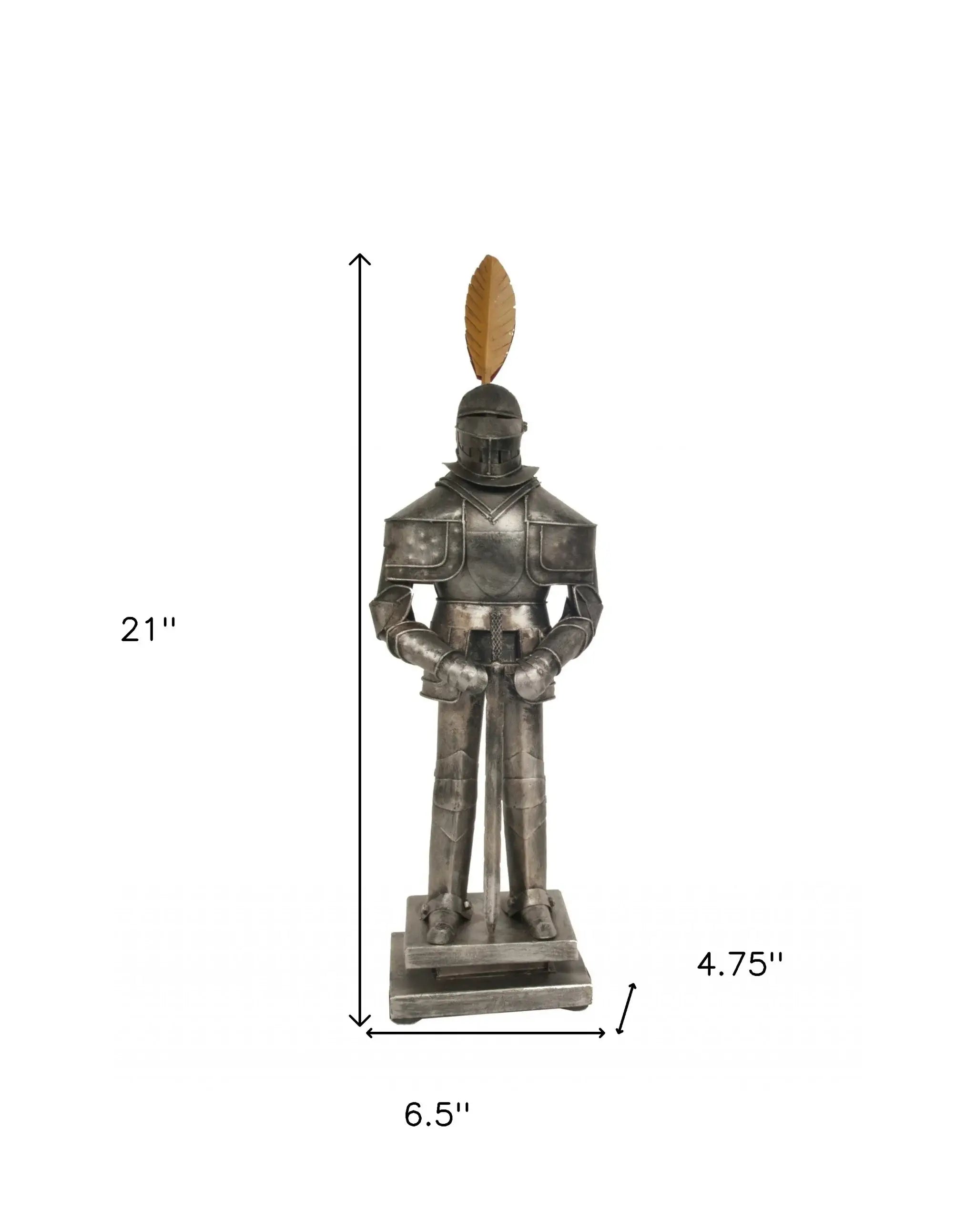 Medieval Armor Suit Tin Antique Decor - Homeroots - Flyclothing LLC