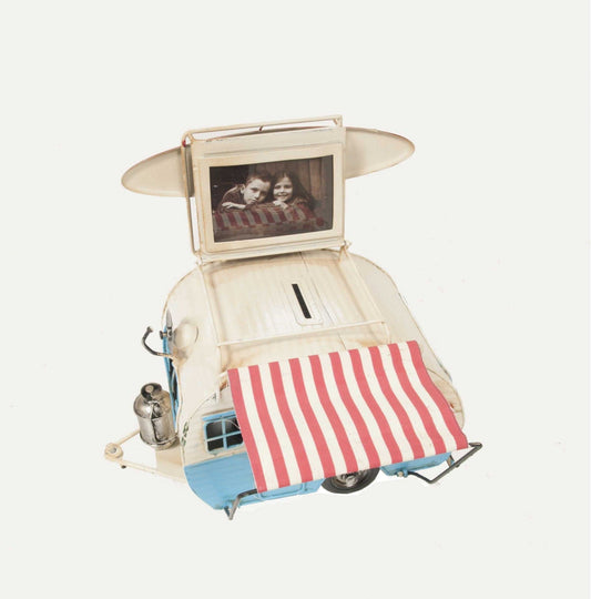 Piggy Bank And Picture Frame Camper Trailer Model - Homeroots