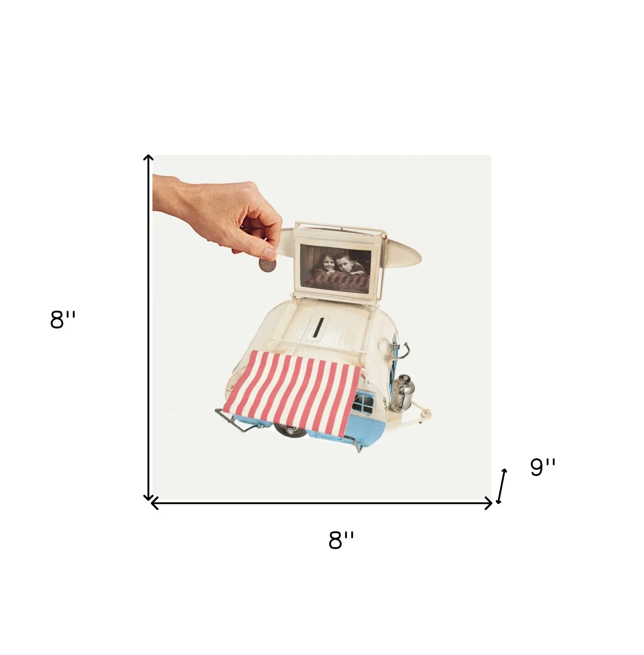 Piggy Bank And Picture Frame Camper Trailer Model - Homeroots - Flyclothing LLC