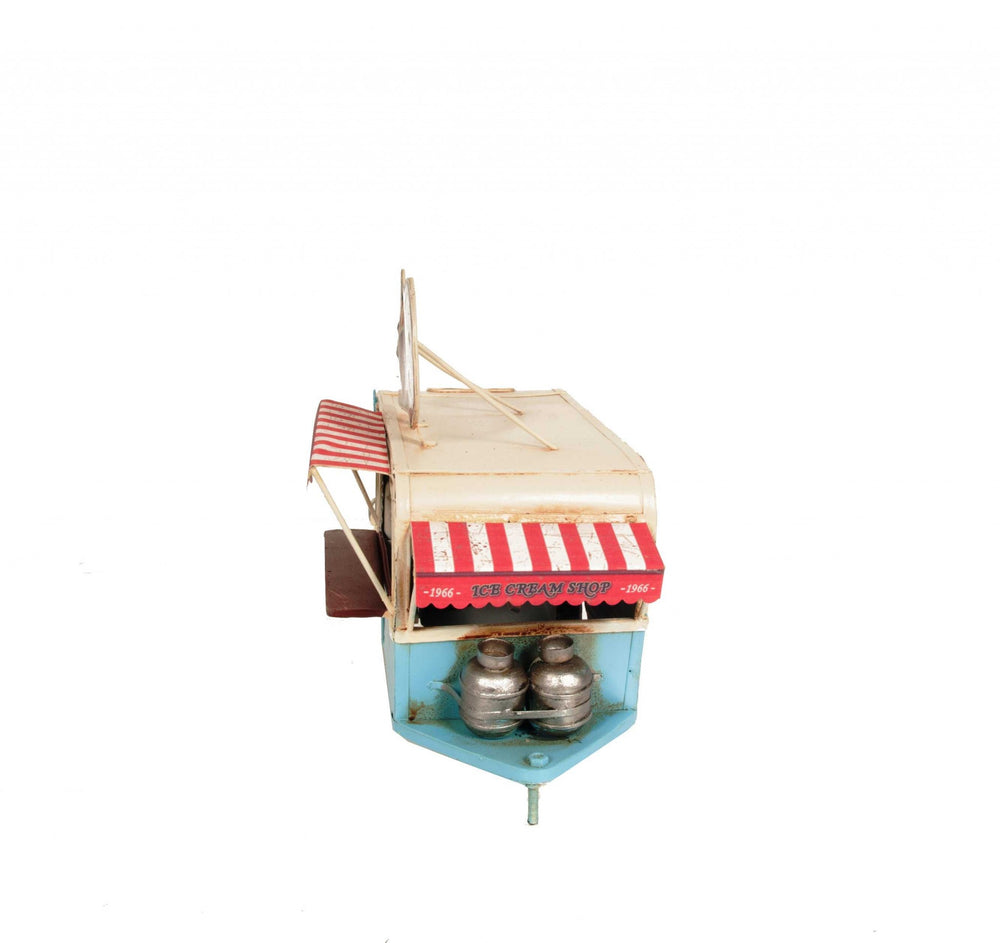 Ice Cream Trailer Metal Model - Homeroots