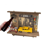 Shadow Box With 3 Metal Keychain Hooks - Homeroots