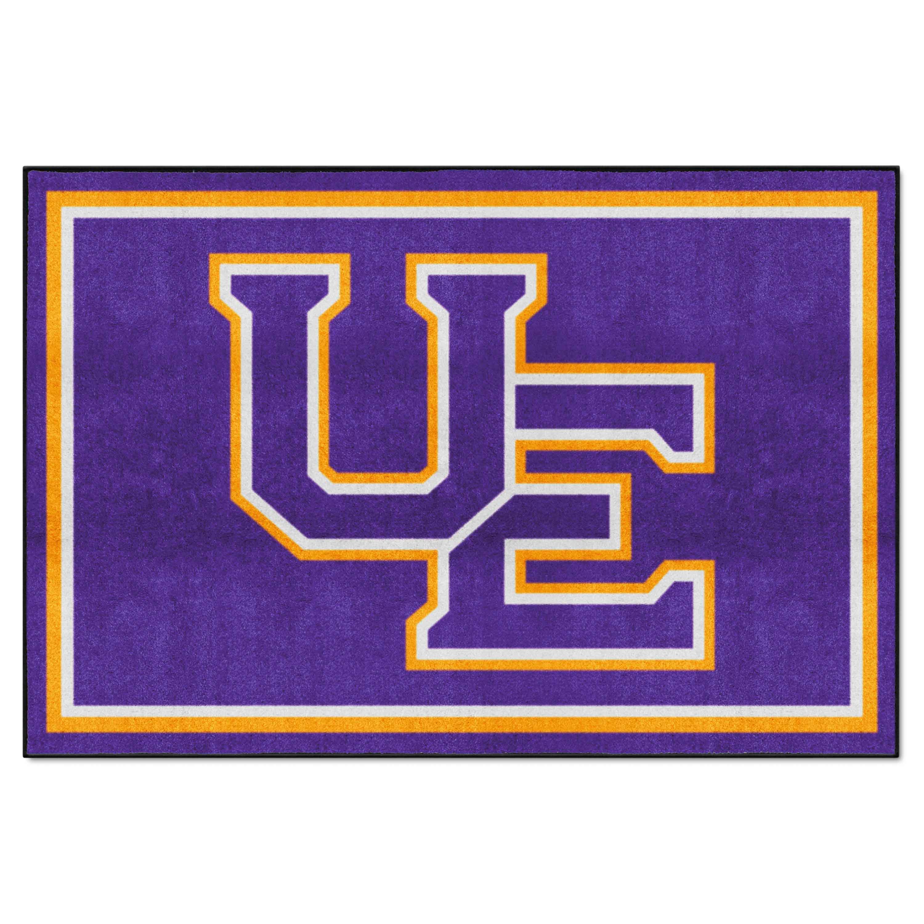 Evansville Purple Aces 5ft. x 8 ft. Plush Area Rug - Evansville