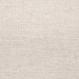 42" Cream And Wood Brown Linen Arm Chair - Homeroots