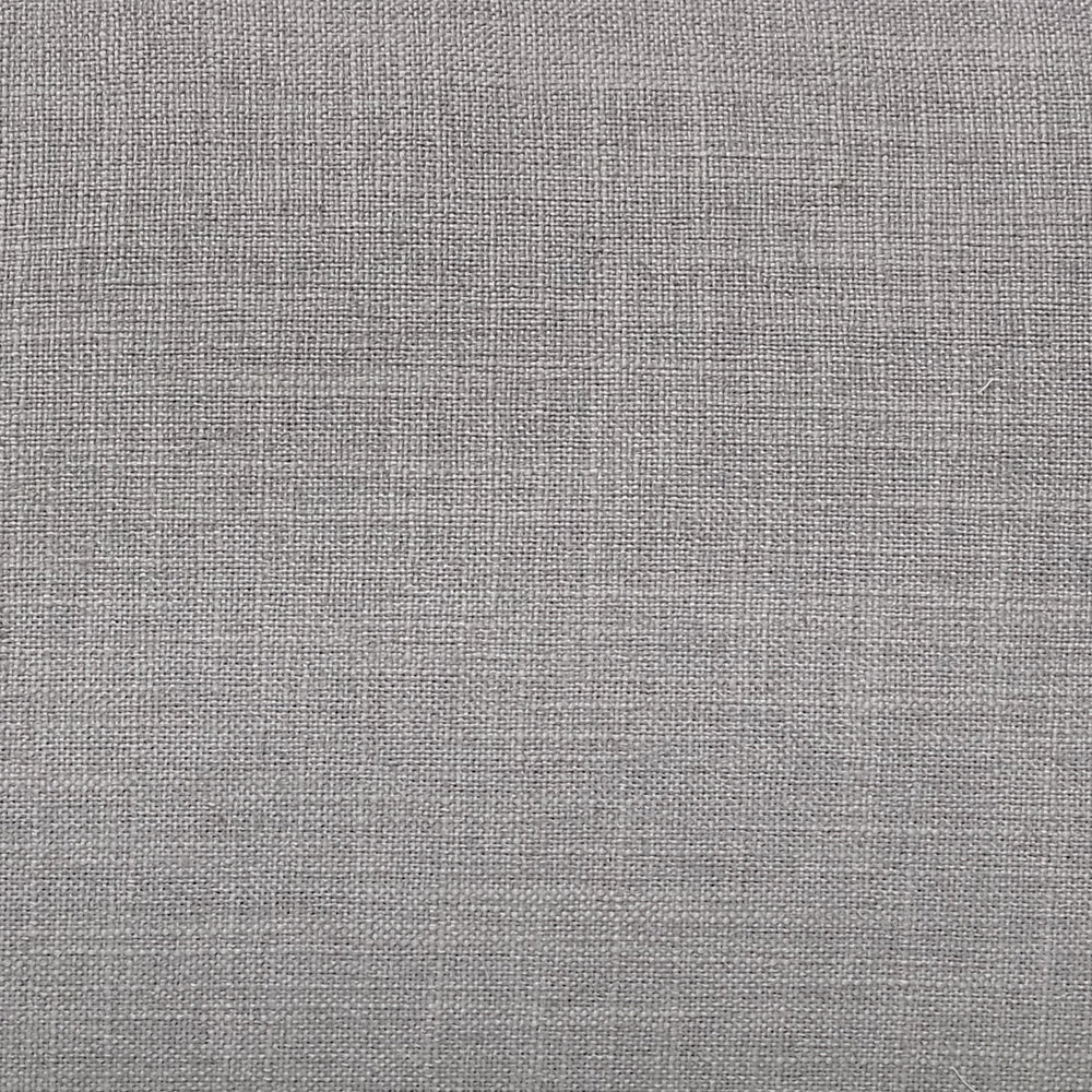 42" Gray And Wood Brown Linen Arm Chair - Homeroots