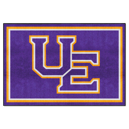 Evansville Purple Aces 5ft. x 8 ft. Plush Area Rug - Evansville
