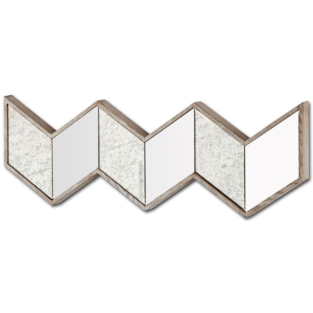 14" Natural Novelty Framed Accent Mirror - Homeroots - Flyclothing LLC