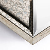 14" Natural Novelty Framed Accent Mirror - Homeroots - Flyclothing LLC