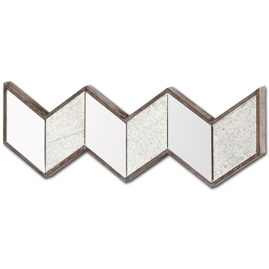 12" Natural Novelty Framed Accent Mirror - Homeroots - Flyclothing LLC