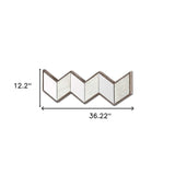 12" Natural Novelty Framed Accent Mirror - Homeroots - Flyclothing LLC