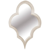 34" Natural Novelty Framed Accent Mirror - Homeroots - Flyclothing LLC