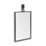 44" Gunmetal Metal Framed Accent Mirror - Homeroots - Flyclothing LLC