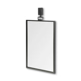 44" Gunmetal Metal Framed Accent Mirror - Homeroots