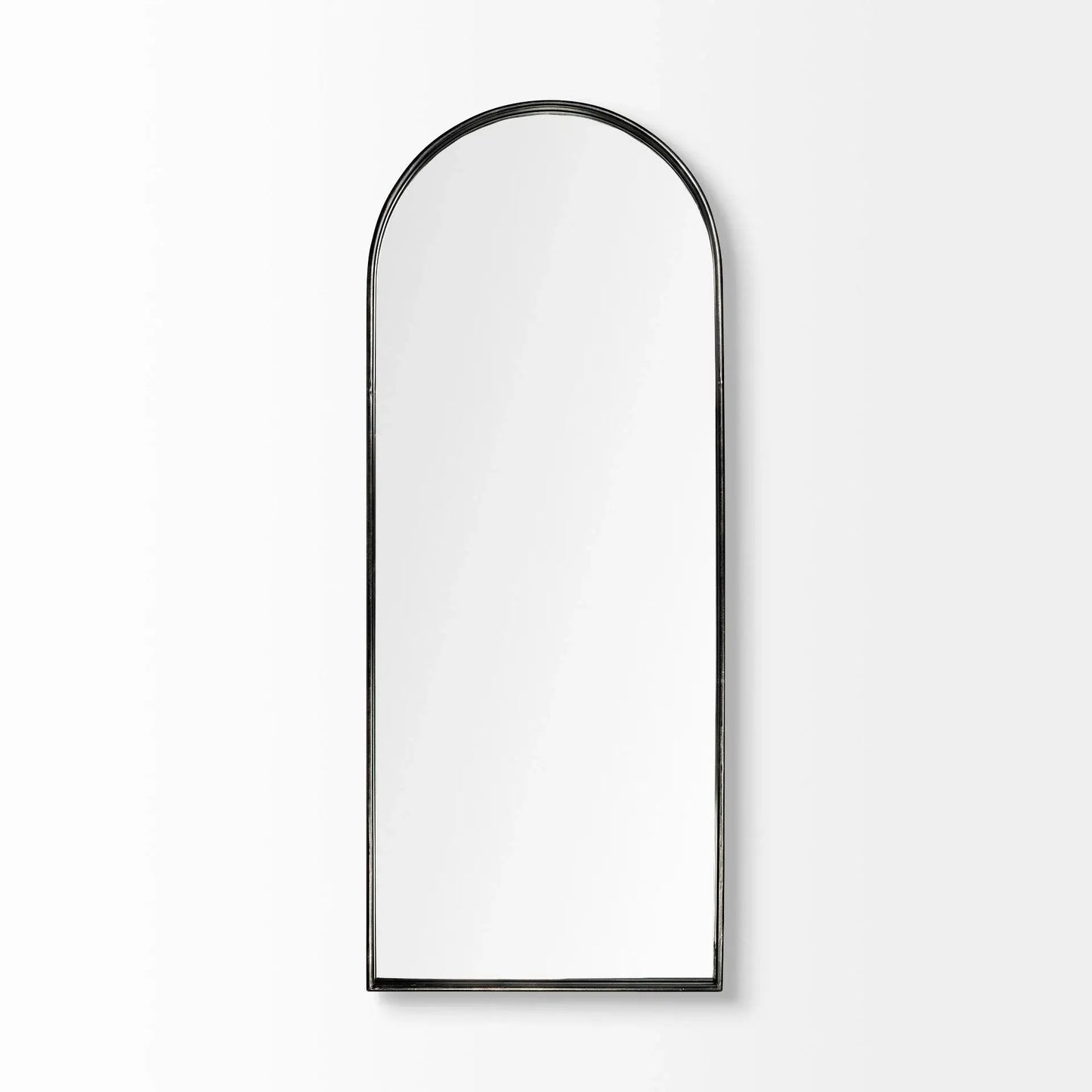 Black Arch Full Length Hanging Metal Mirror - Homeroots - Flyclothing LLC