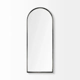 Black Arch Full Length Hanging Metal Mirror - Homeroots - Flyclothing LLC